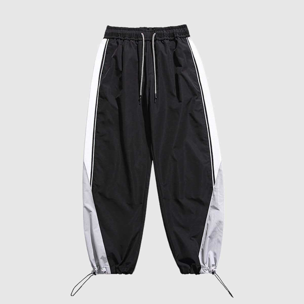 Pantalones deportivos casuales con bloques de color para unisex