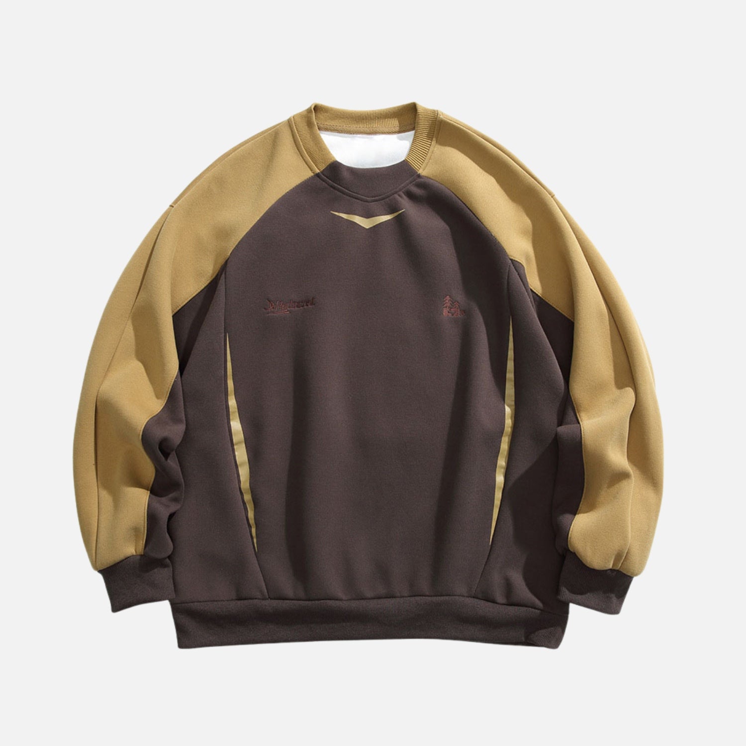 Streetwear Colorblock Crewneck Sweatshirt