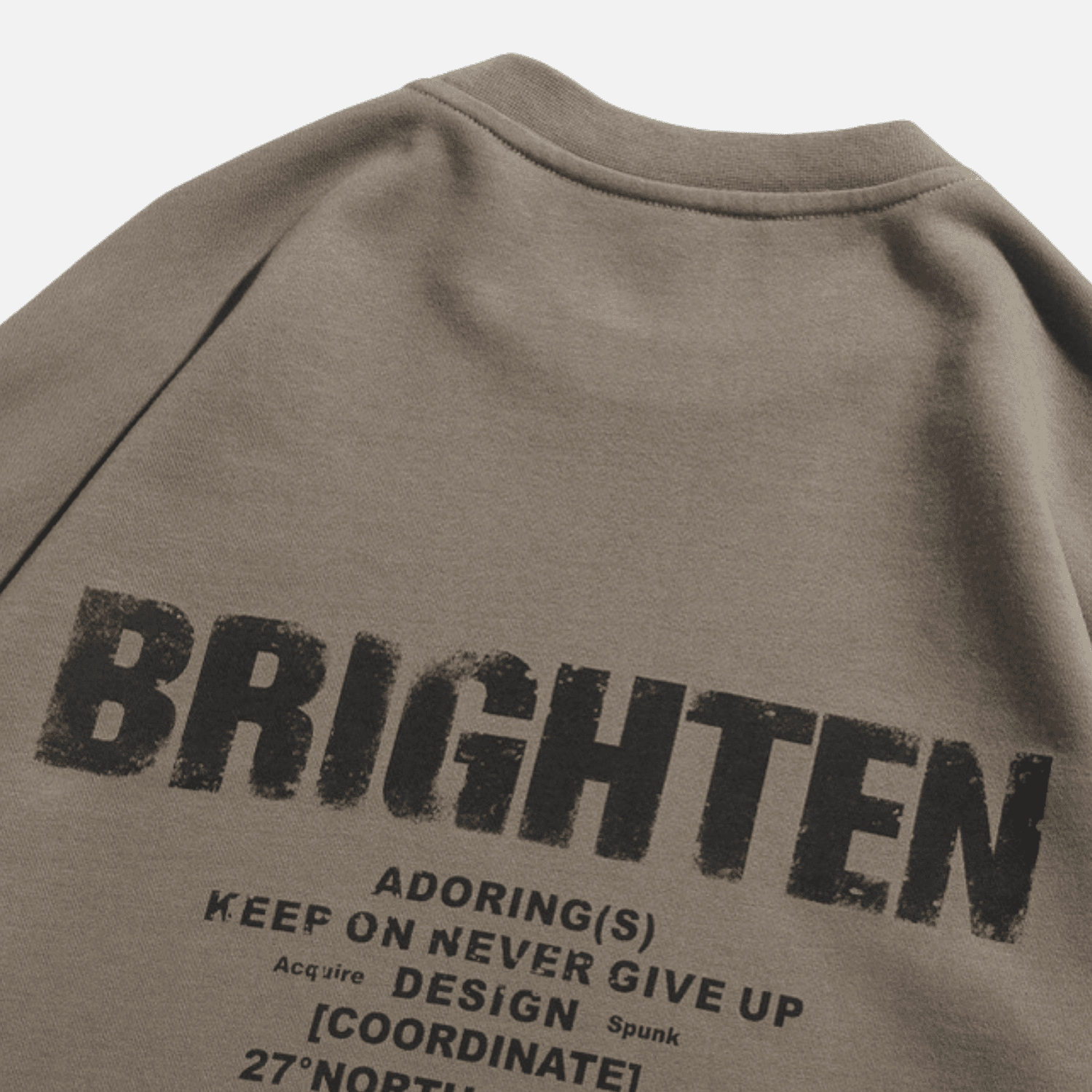 Double Letter Print Sweatshirt