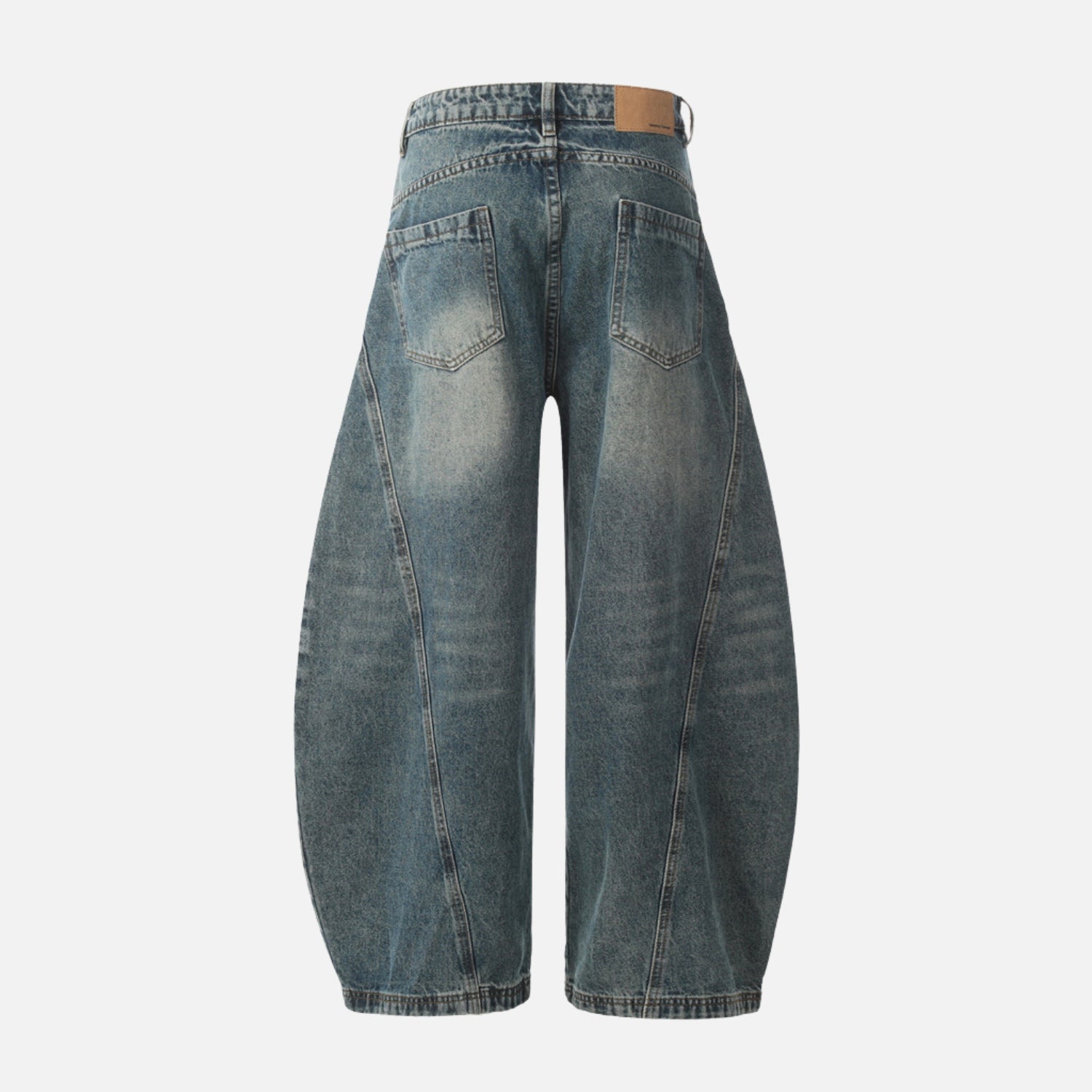 Washed Blade Baggy Jeans