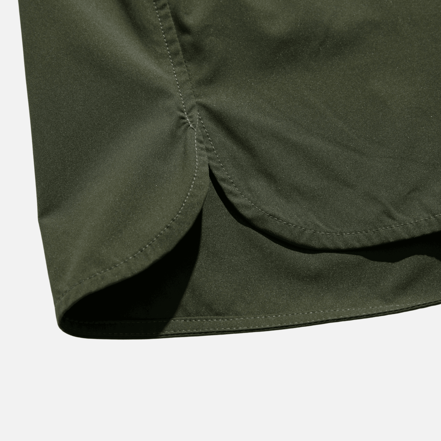 Curved Hem Pocket Shorts