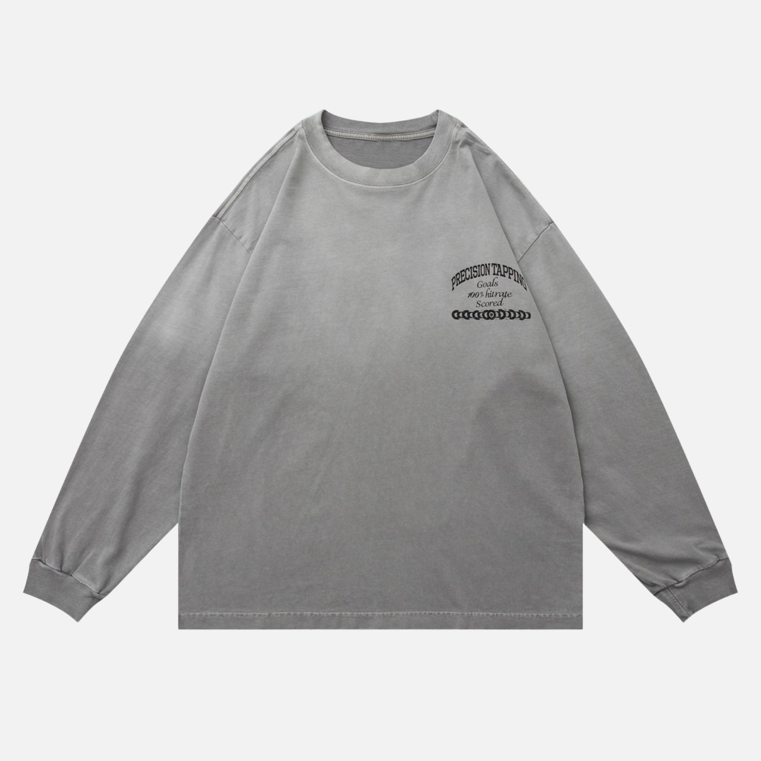 Sudaderas de algodón con degradado lavado