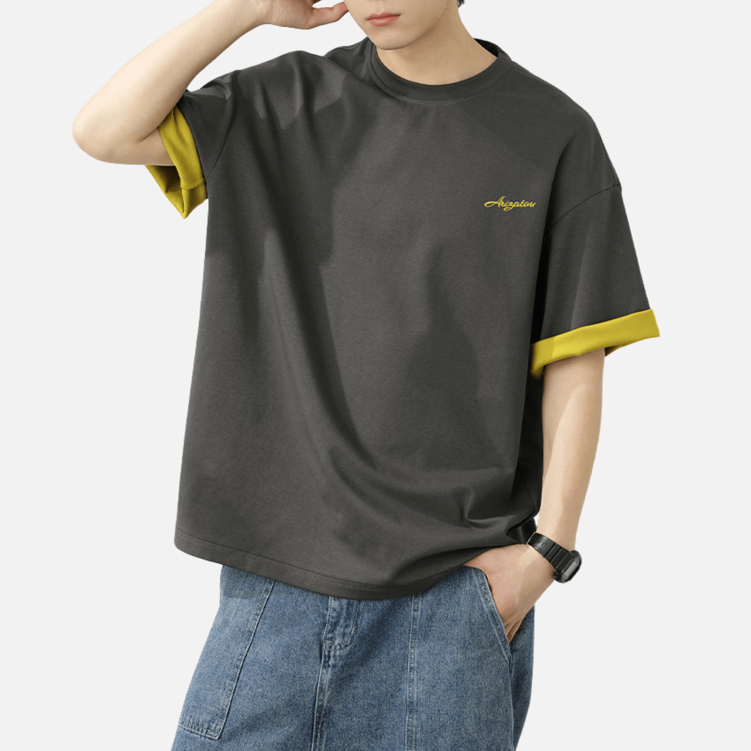 Casual Embroidered Tee