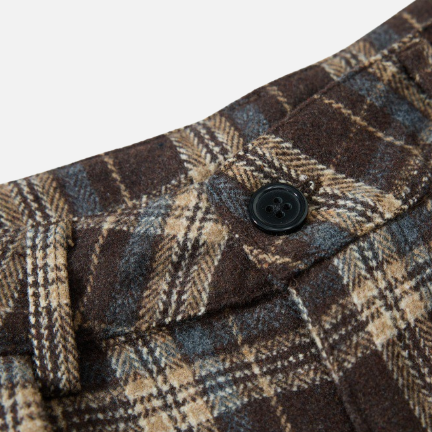 Vintage Plaid Cargo Baggy Pants