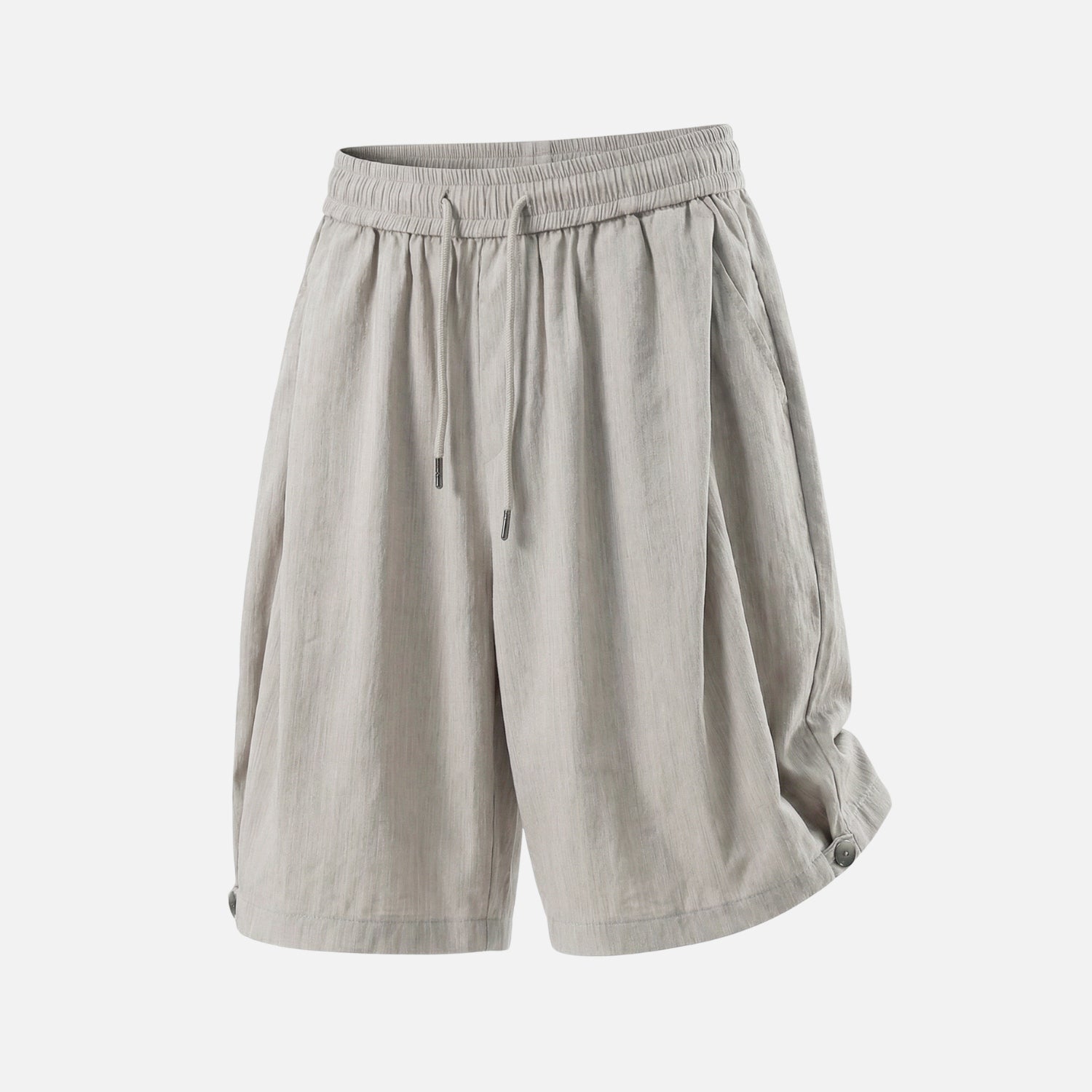 Pantalones cortos entallados plisados Clean-Fit