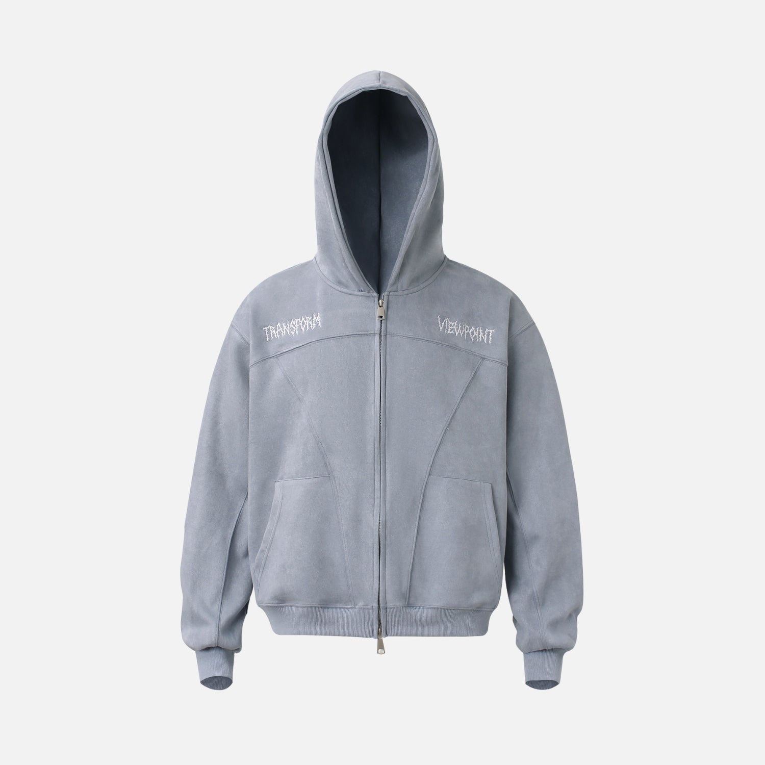 Retro Suede Hoodie Jacket