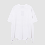 Cat Print Necklace Tee