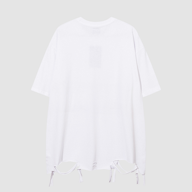 Cat Print Necklace Tee