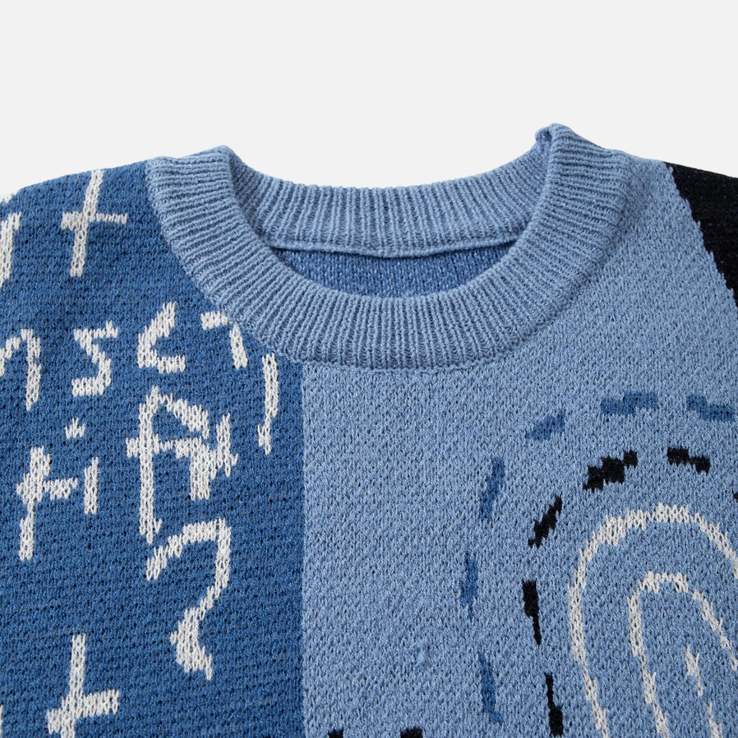 Dinosaur Hearts Jacquard Sweater