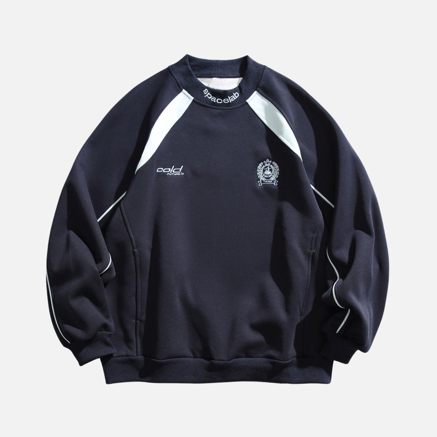 Japanese Colorblock Crewneck Sweatshirt