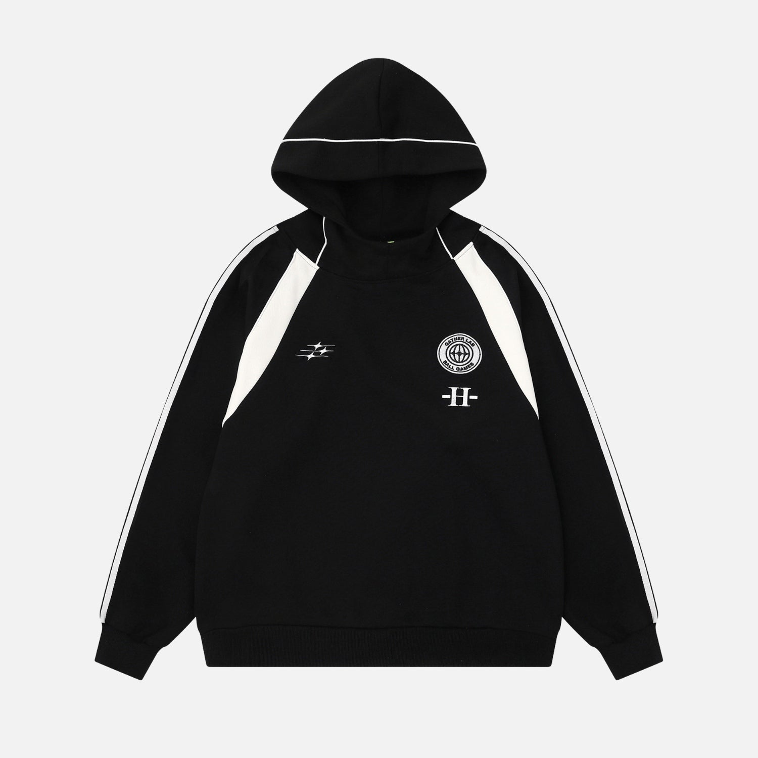 Vintage Colorblock Raglan Hoodie