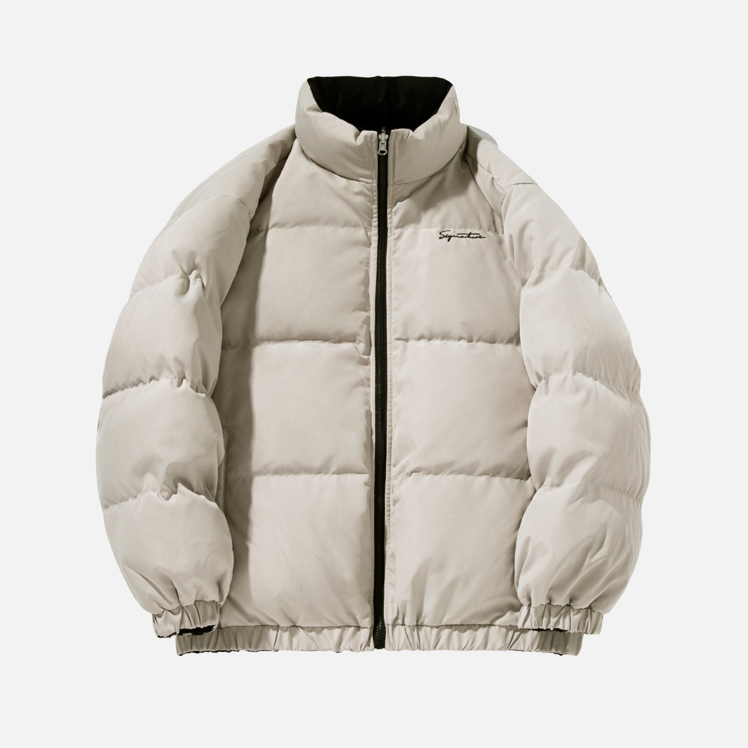 Chaqueta acolchada reversible de dos tonos