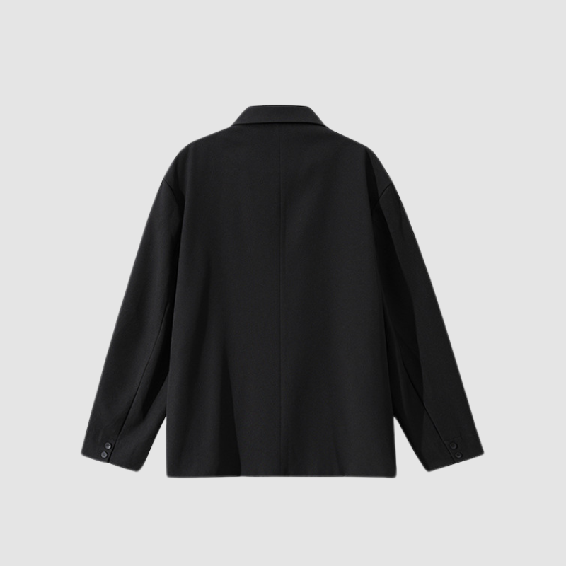 Lässiger Blazer mit aufgesetzten Taschen