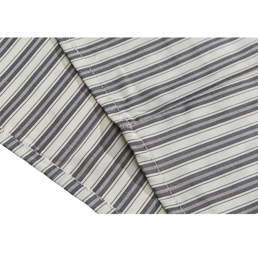 Camisas con bolsillos de parche a rayas