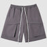 Pocket Patch Drawstring Cargo Shorts