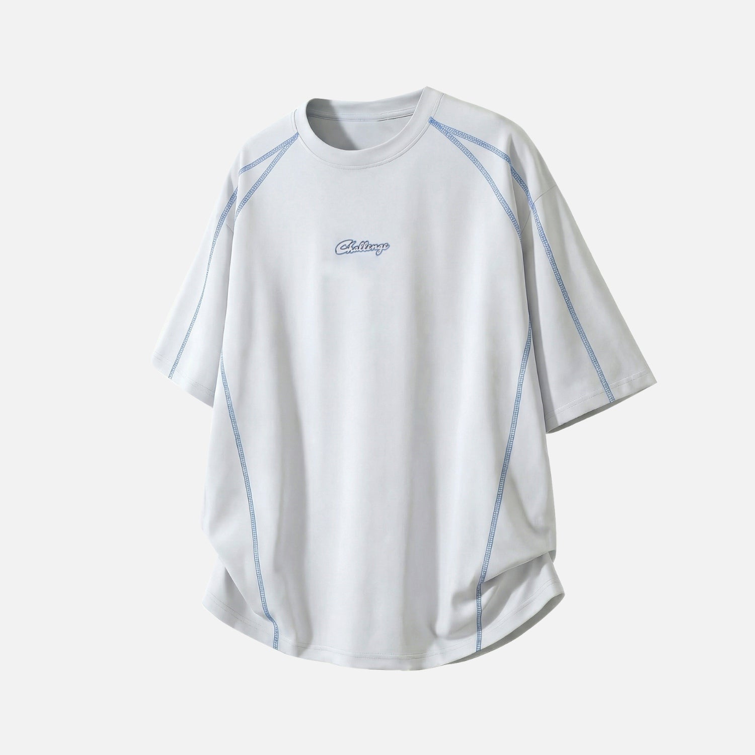 Contrast Stitch Graphic Cotton Tee