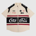 Besticktes Bikerhemd