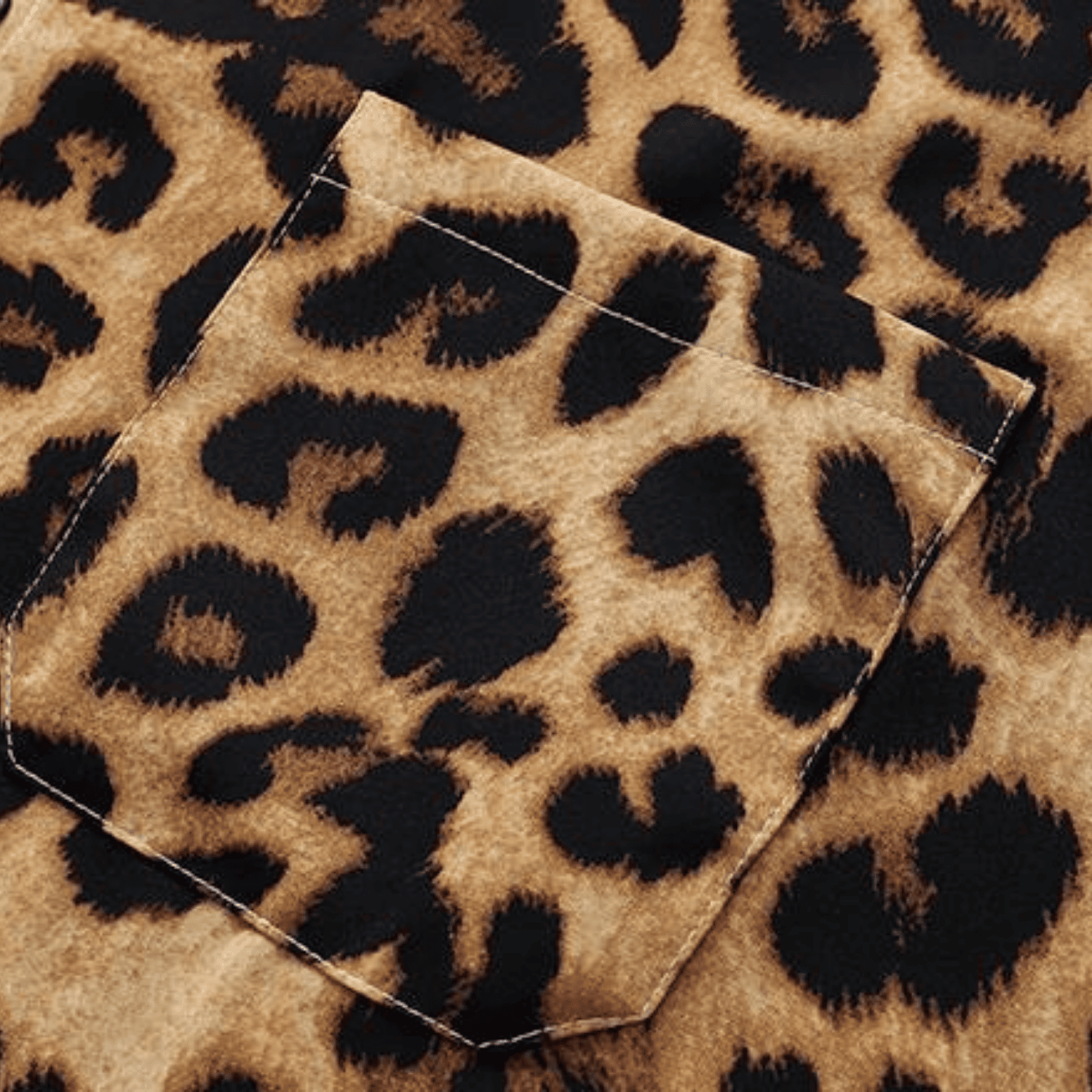 Retro Leopard Print Shirt