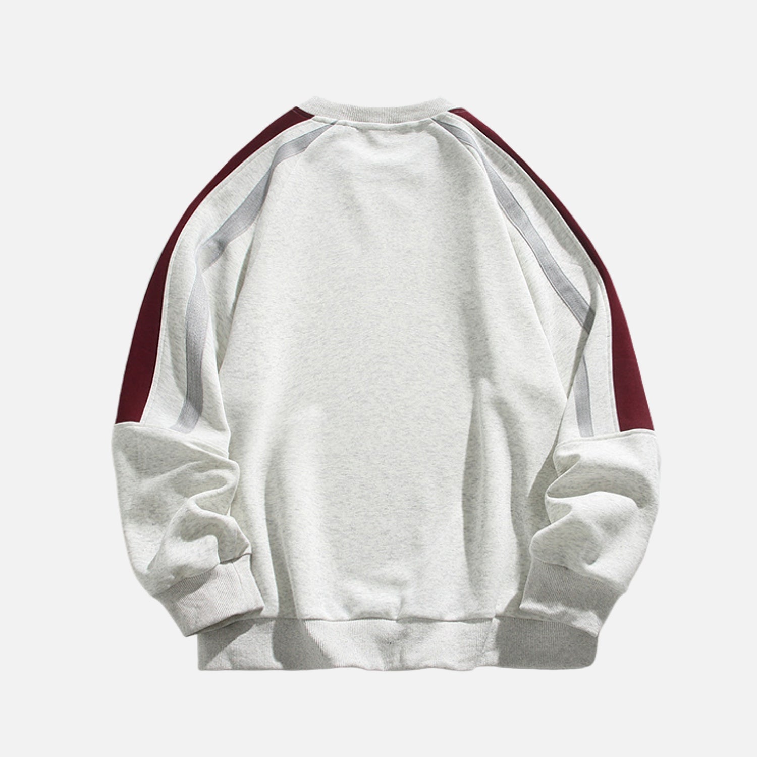 Contrast Panel Colorblock Crewneck Sweatshirt