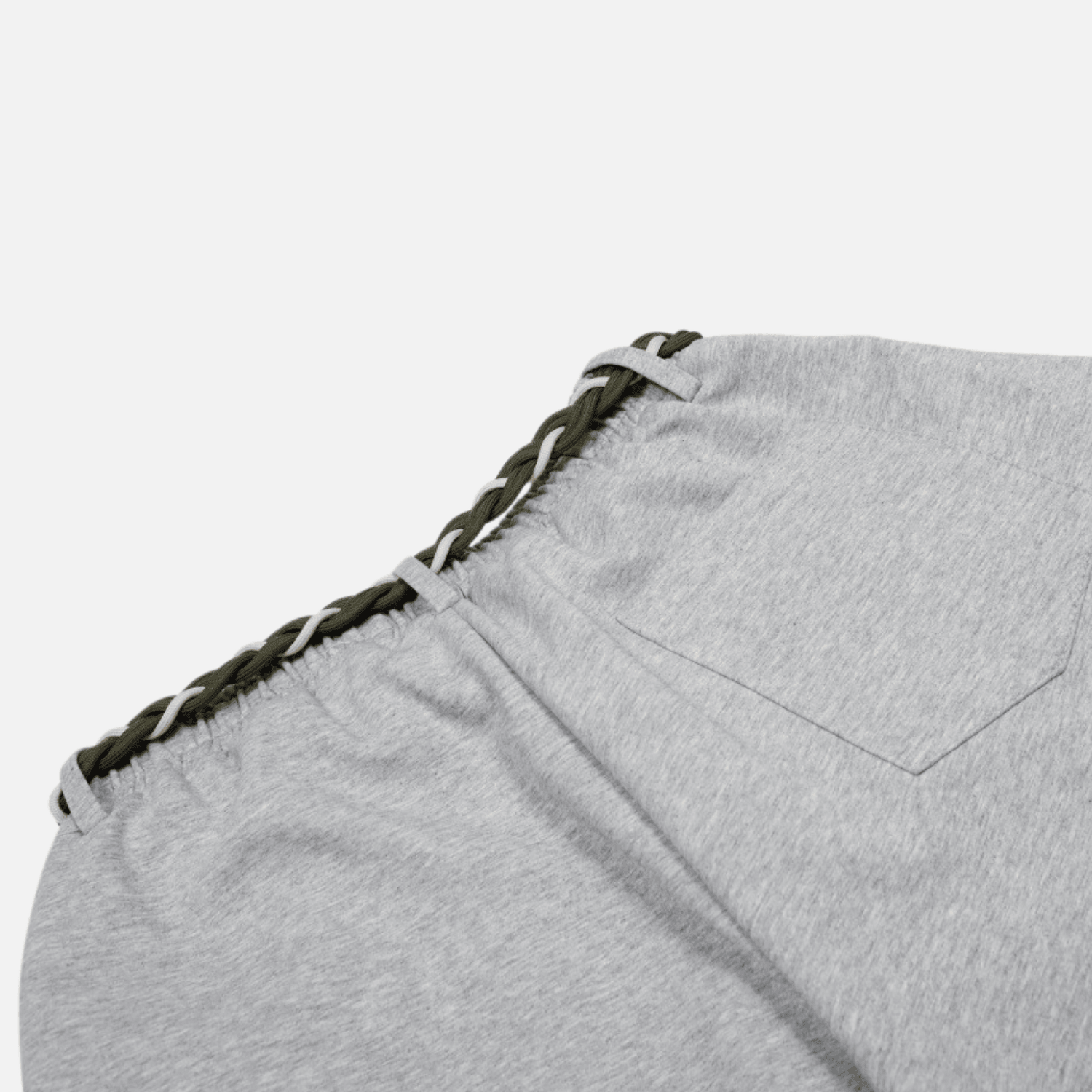 Woven Belt Wide-Leg Pants