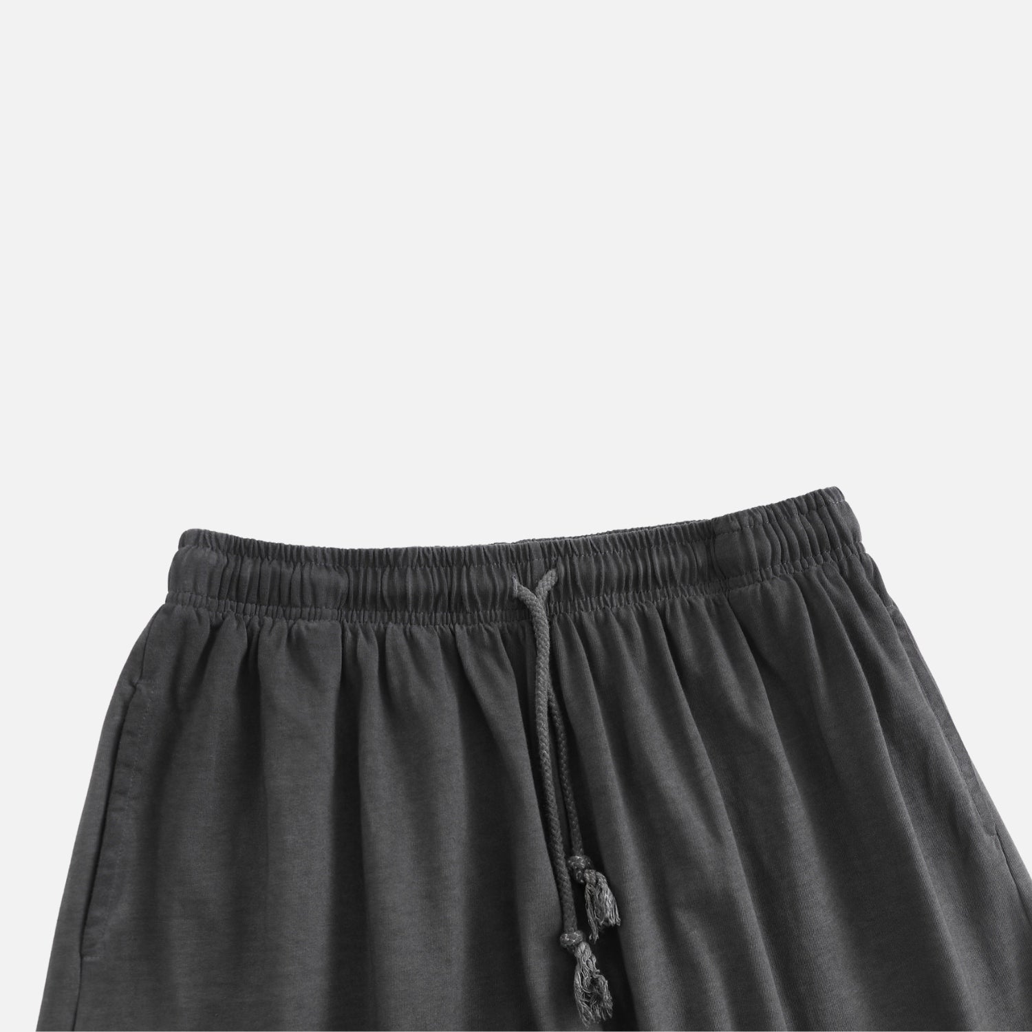 Short en coton à cordon de serrage