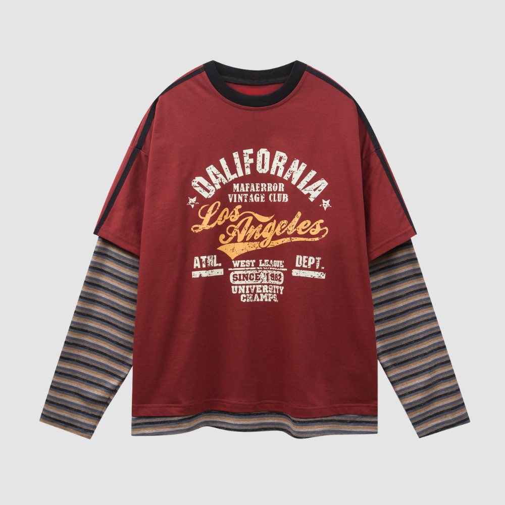 Sudadera con gráfico de California en capas