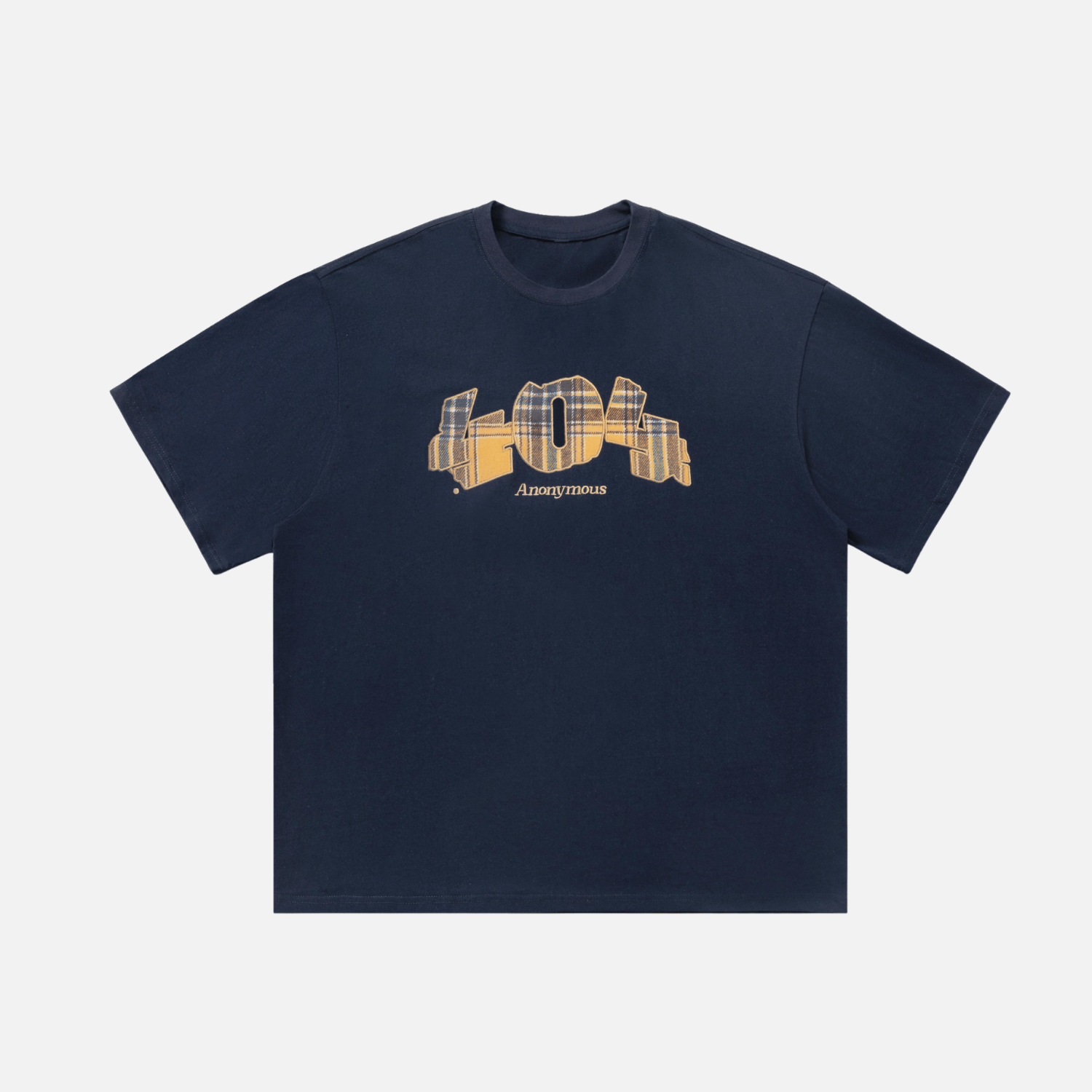 Plaid Graphic Cotton T-Shirt