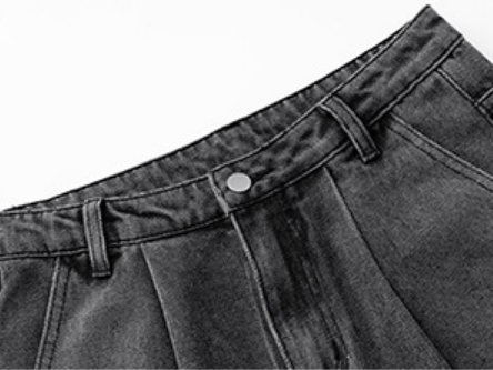 Washed Vintage Denim Pants