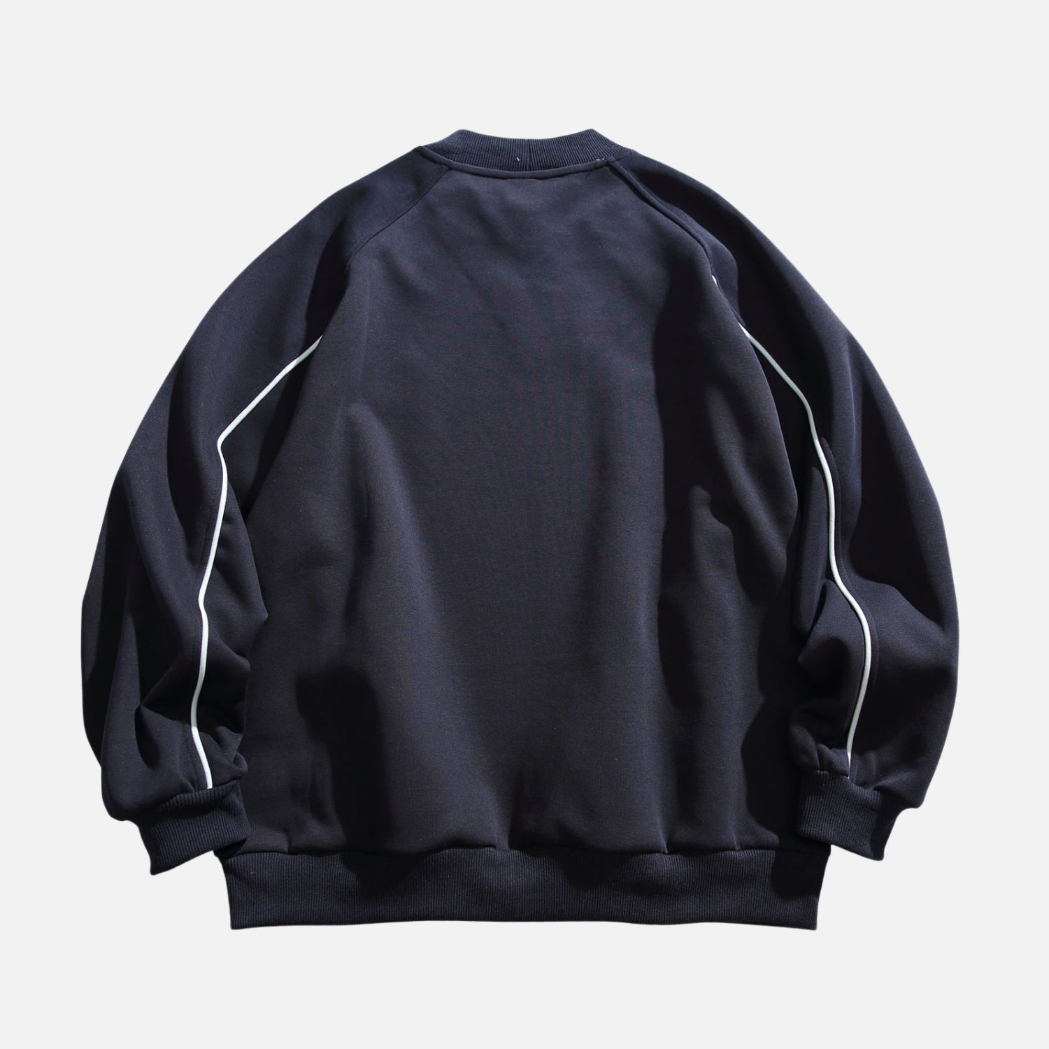 Japanese Colorblock Crewneck Sweatshirt