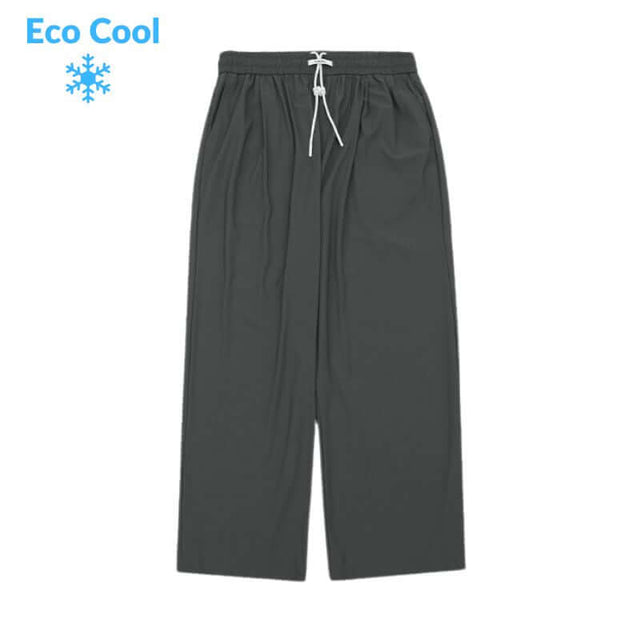 Ice Silk Wide Leg Pants