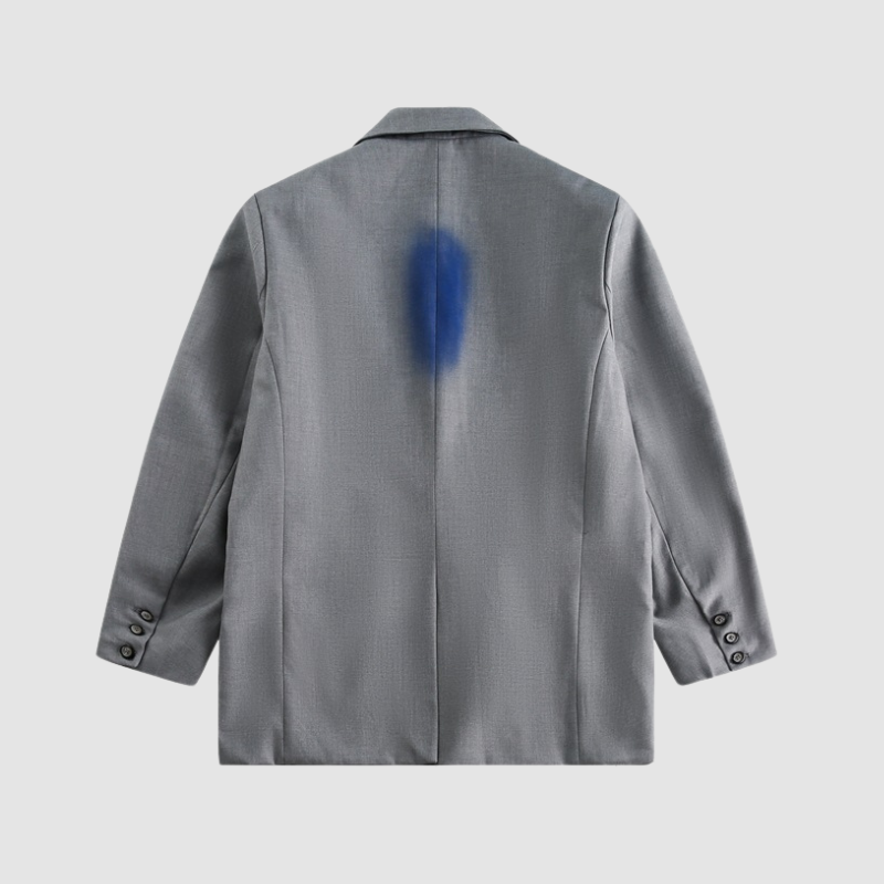 Graffiti-Inspired Vintage Blazer