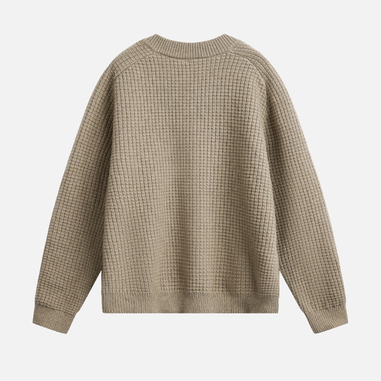 Textured Half-Zip Knit Sweatshirts
