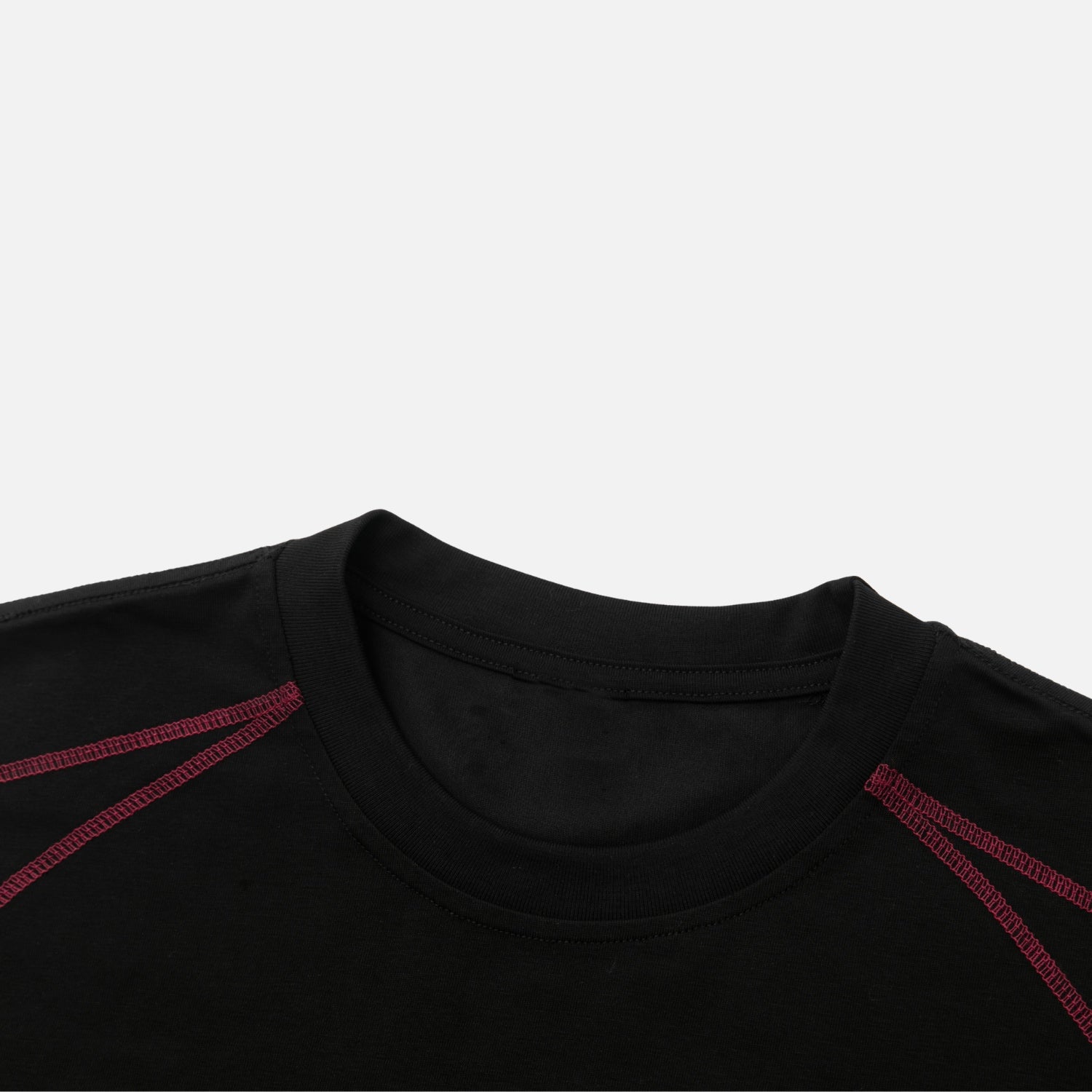 Contrast Stitch Graphic Cotton Tee