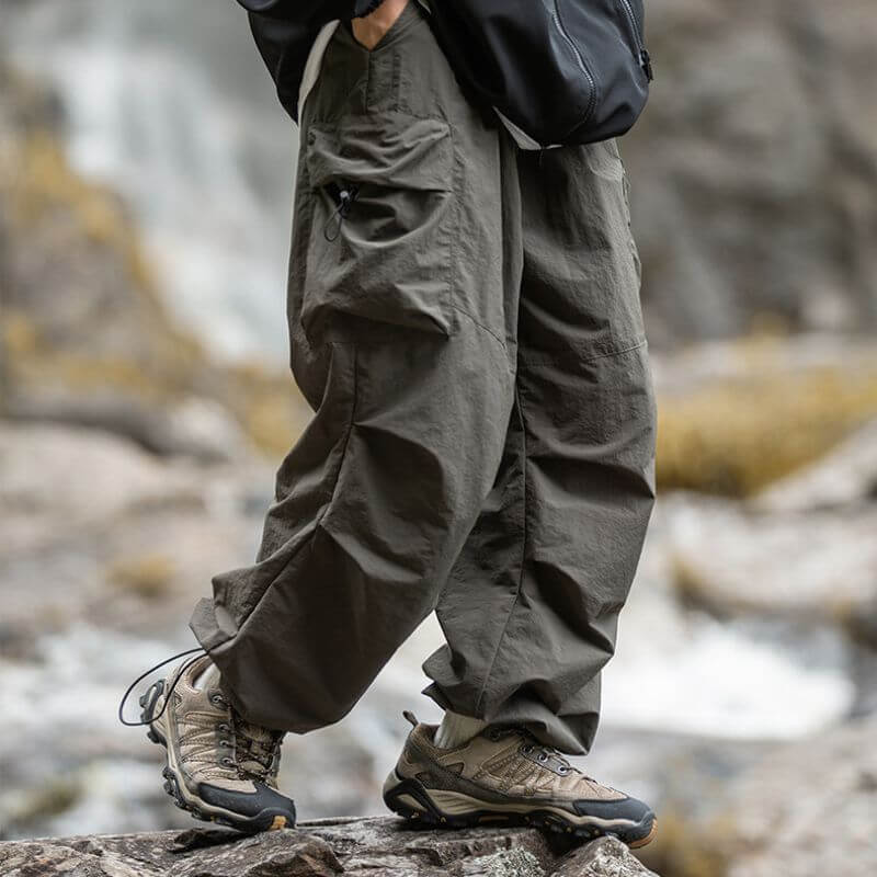 Pantalones de paracaídas impermeables