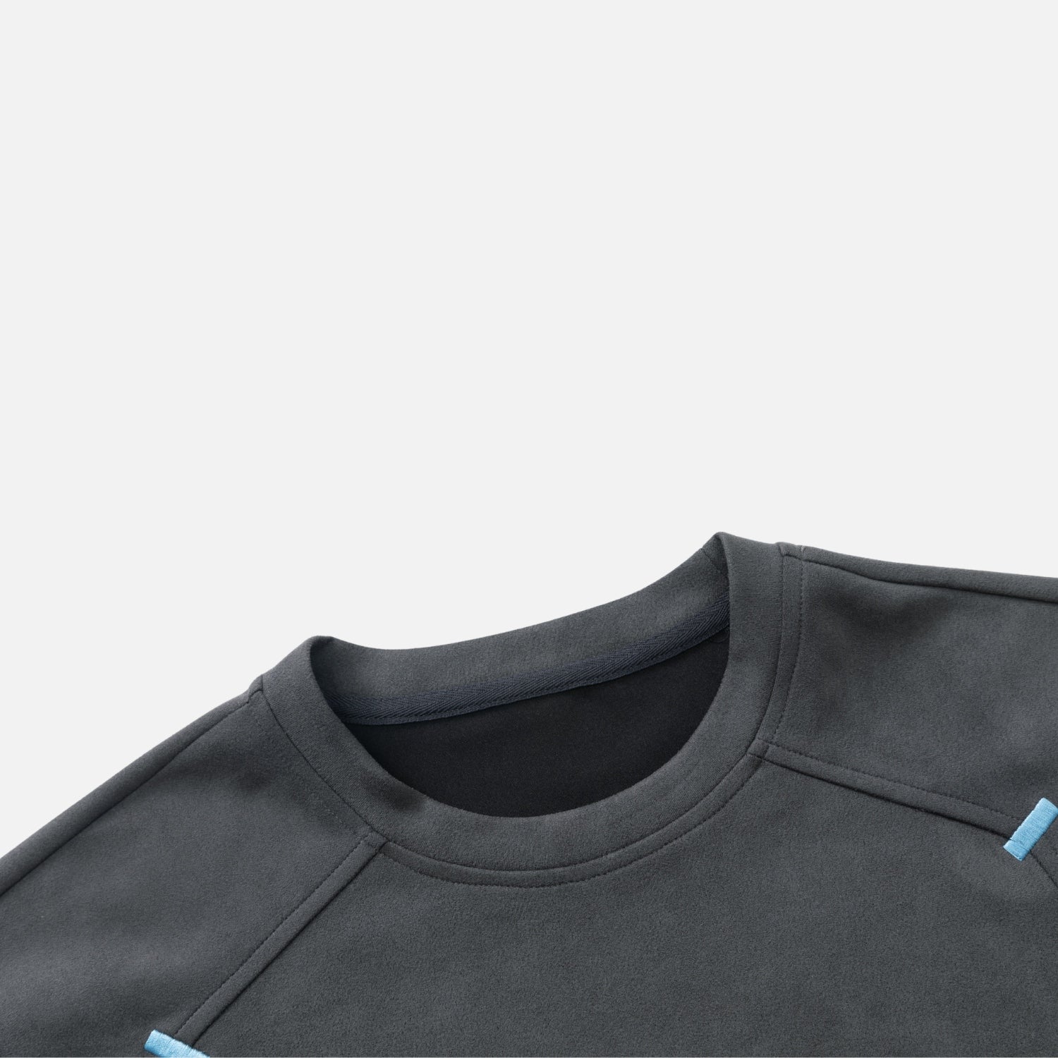 Structured Colorblock Embroidered Tee