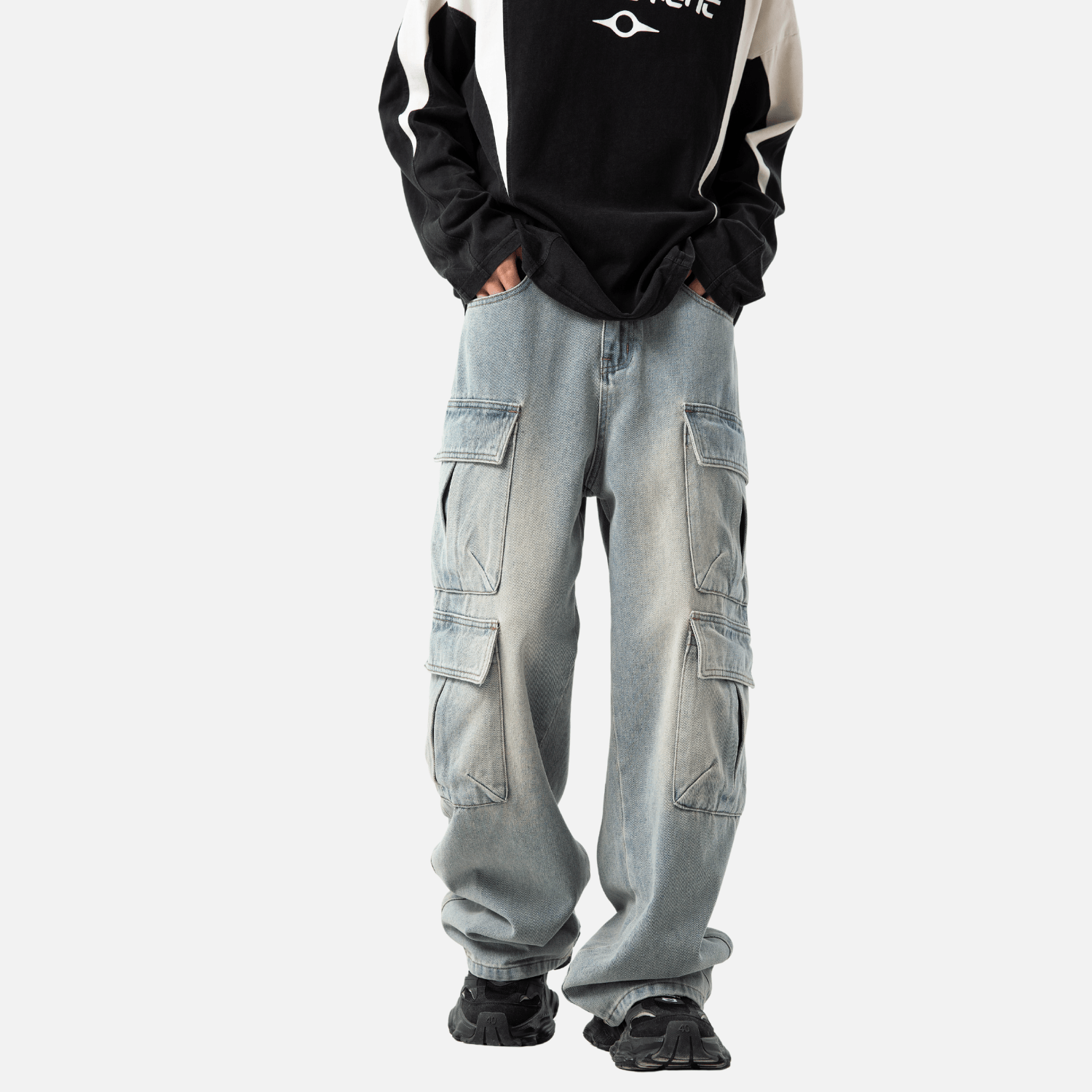 Multi-Pocket Cargo Jean