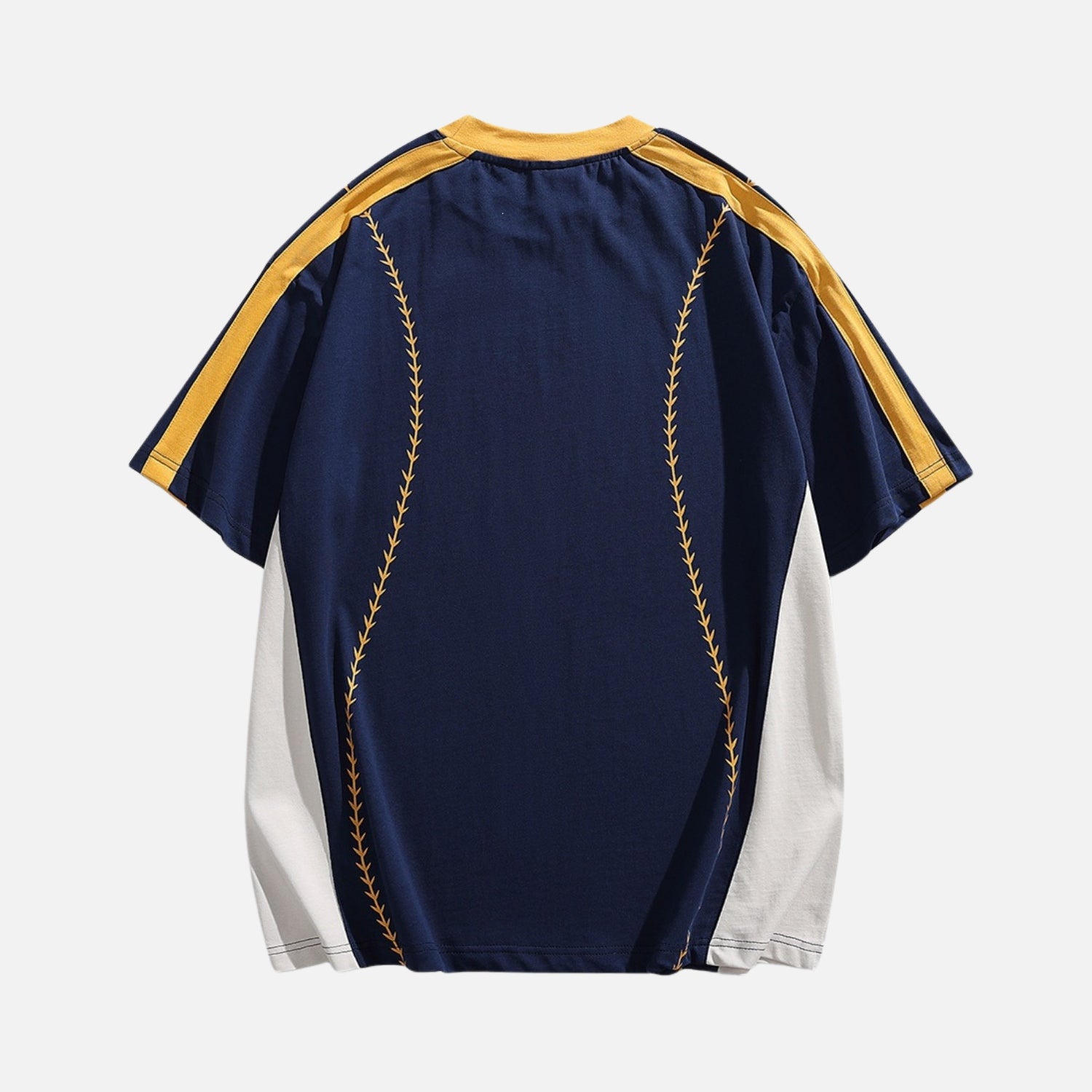 Colorblock "Baseball" Cotton Tee