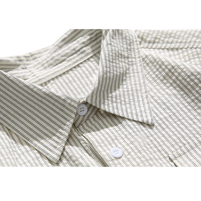 Camisas vintage de rayas en contraste