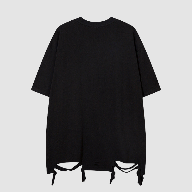 Cat Print Necklace Tee