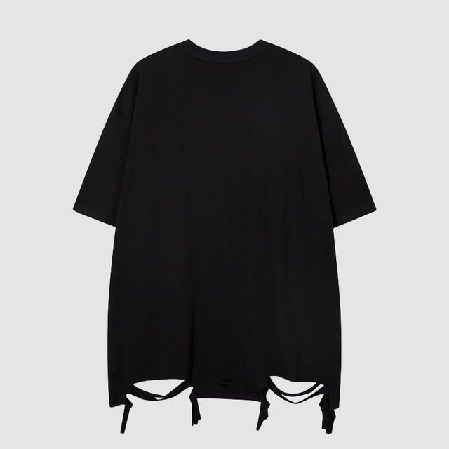 Cat Print Necklace Tee