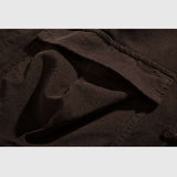Brown Casual Utility Shirt