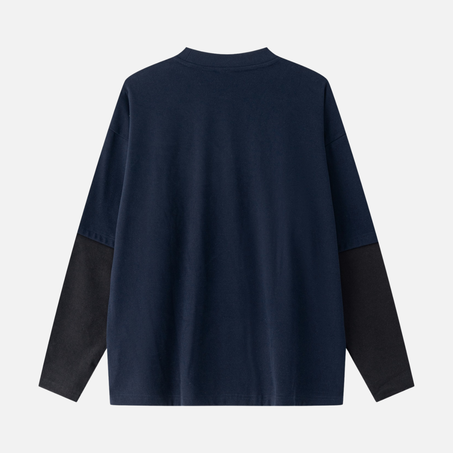 Layered Coral Fleece Long Sleeve Tee