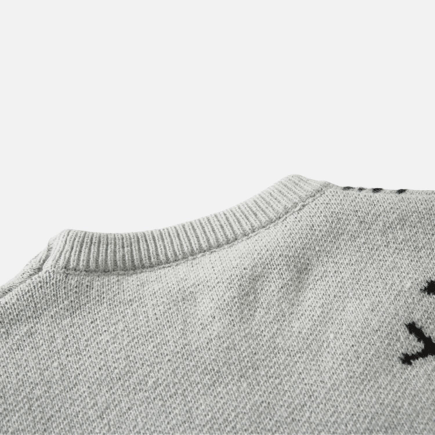 Dark Cross Jacquard Sweater