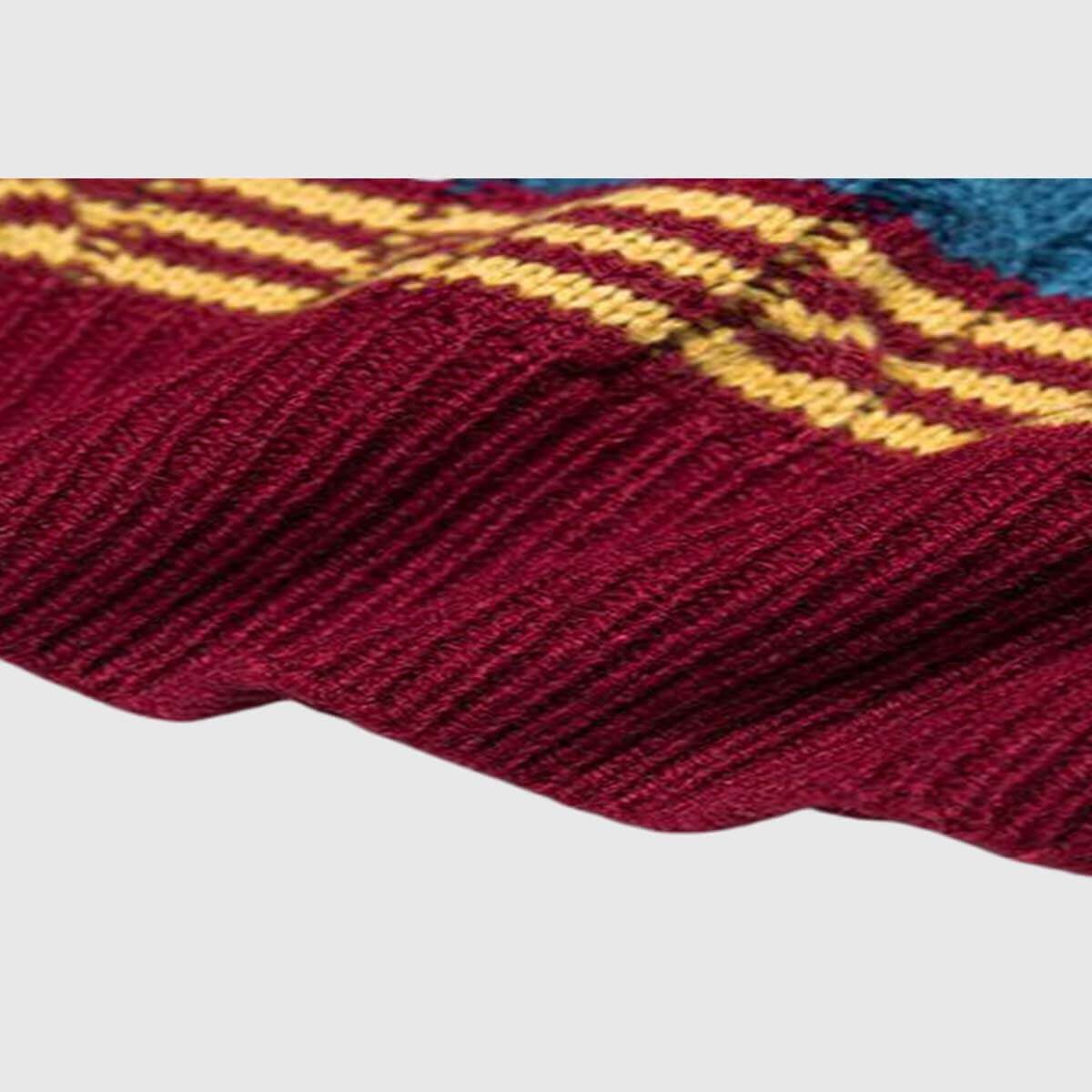 Pullover mit geometrischem Farbblock