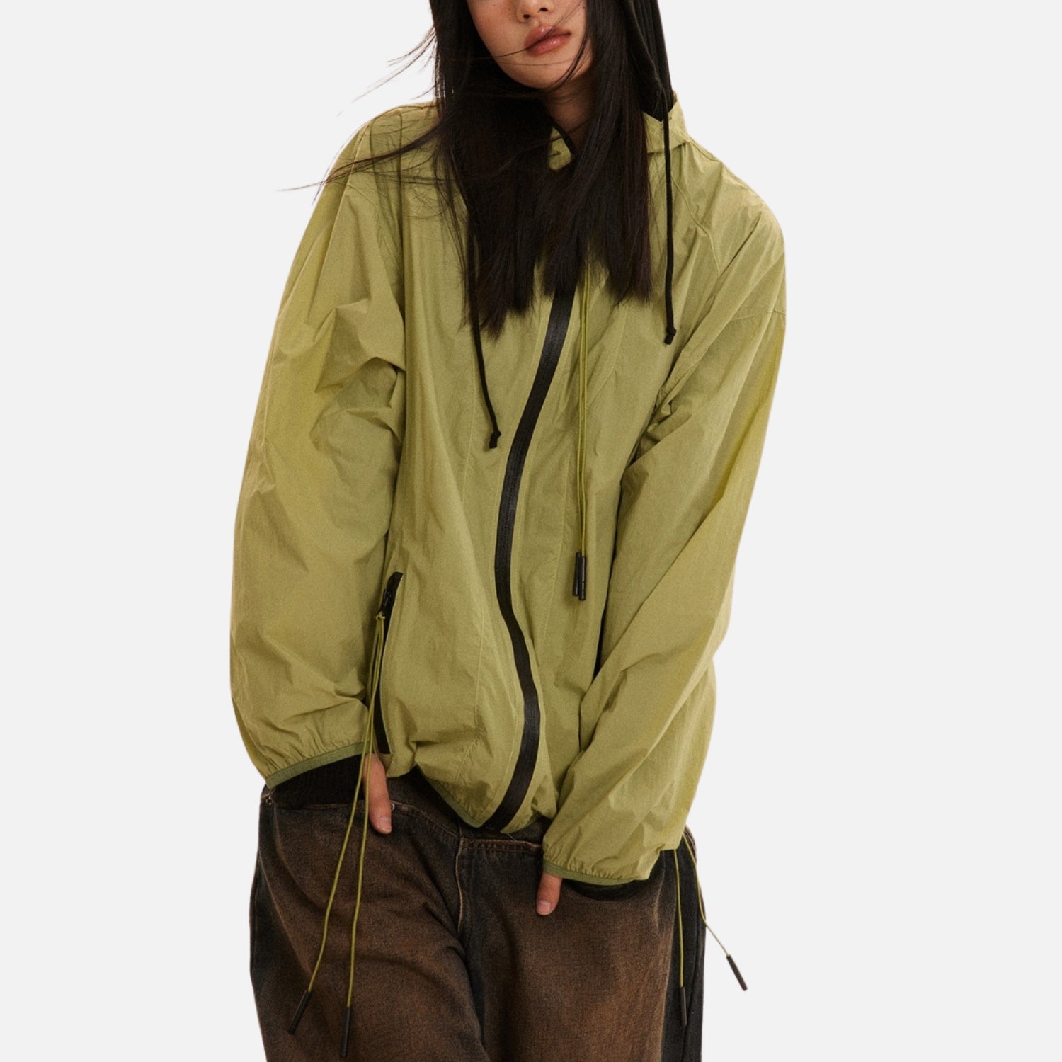 Vintage Athletic Stand-Collar Jacket