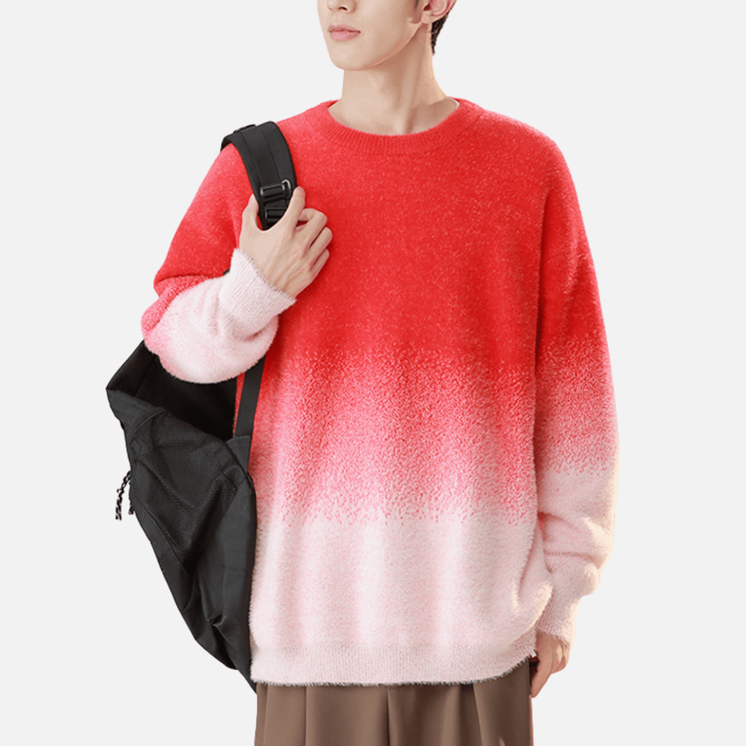 Strickpullover mit Farbverlauf