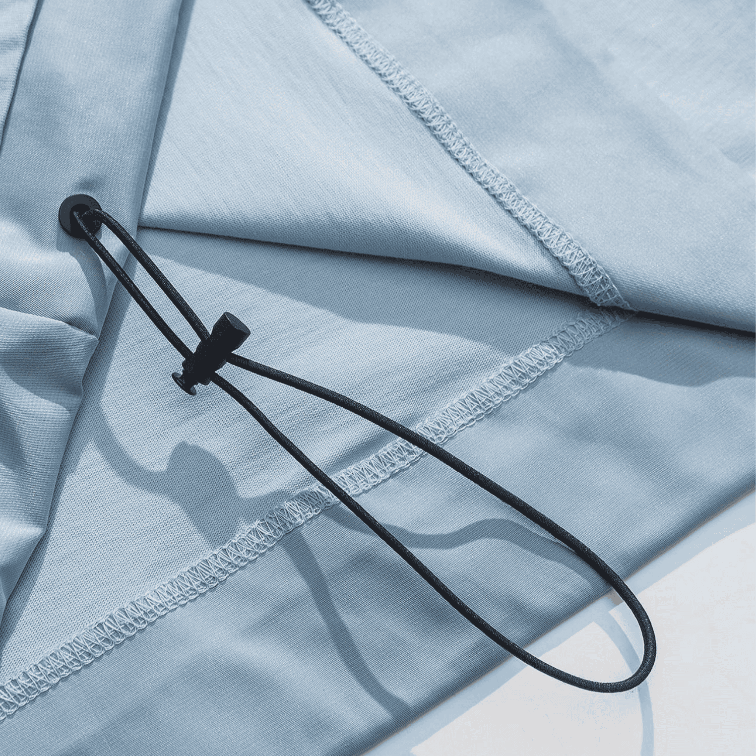 Pocket Drawstring Cotton Shirt