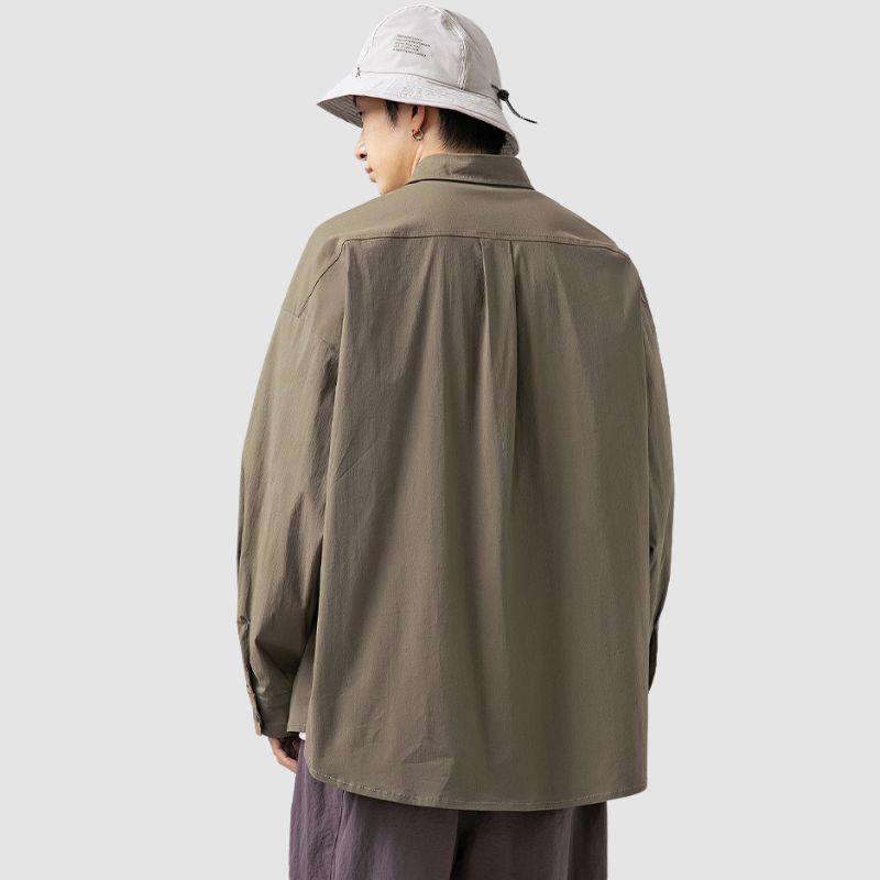 Camisas impermeables con bolsillo 3D