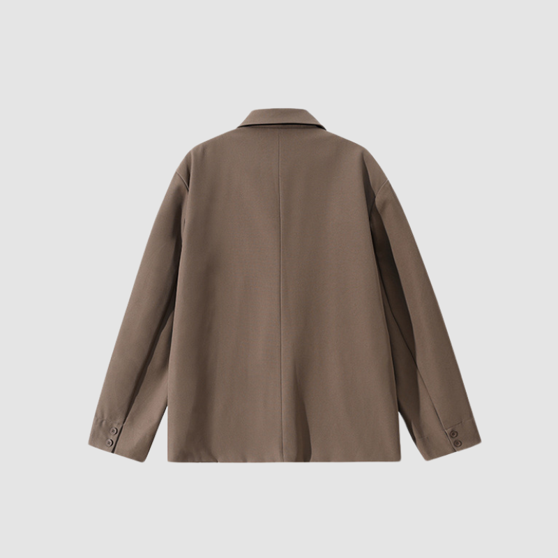 Lässiger Blazer mit aufgesetzten Taschen