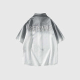 Gradient Dip-Dye Cotton Shirt